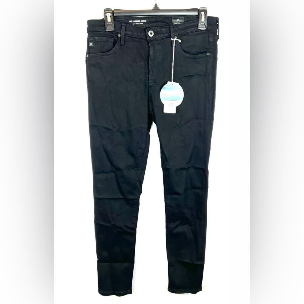 Adriano Goldschmied Women’s Super Skinny Black Ankle Jeans Size 29 Regular